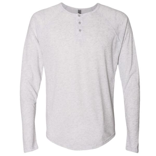 Men's Triblend Henley T-Shirt Thumbnail