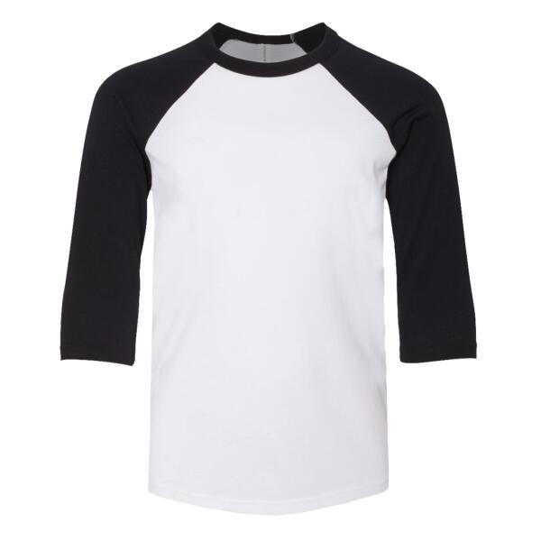 Youth Three-Quarter Sleeve Baseball Tee Thumbnail