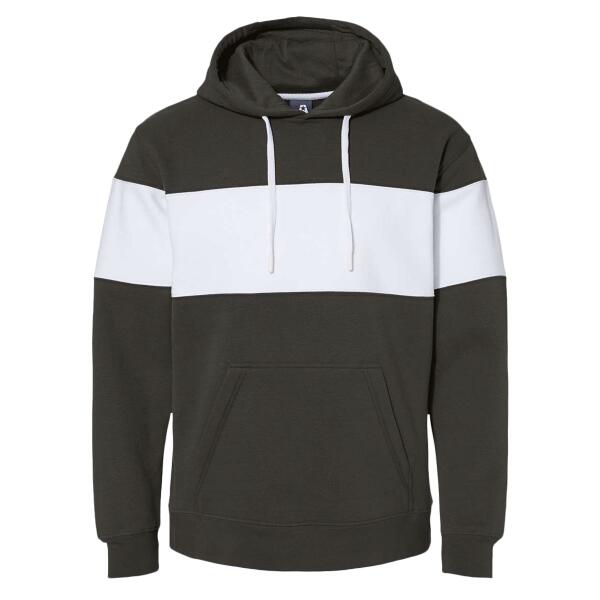 Men's Varsity Fleece Colorblocked Hooded Sweatshirt Thumbnail