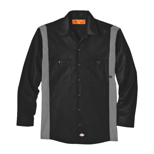 Men's Tall Industrial Colorblocked Long Sleeve Shirt Thumbnail